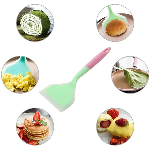 Silicone Spatula Kitchen Scraper Pizza Shovel Non-stick Home Cooking Utensils Silicone Spatula Kitchen Scraper Pizza Shovel Non-stick Home Cooking Utensils